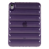 iPad 10.9" (2022) Plastic Case - Grooves - Purple