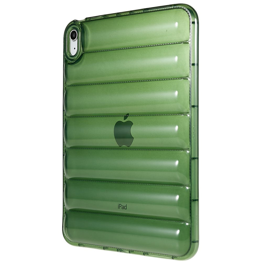 iPad 10.9" (2022) Plastic Case - Grooves - Green