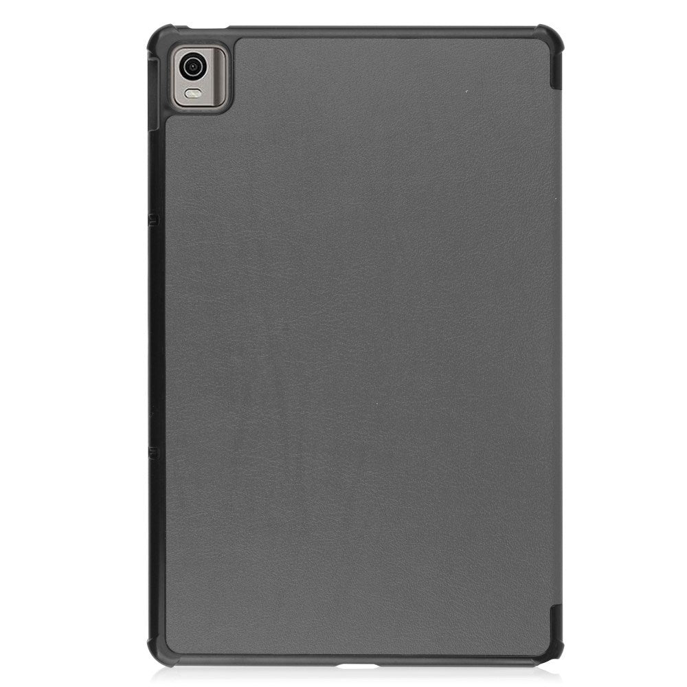 EIDERWOOD Nokia T21 Tri-Fold Leather Case w. Stand - Grey