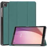 EIDERWOOD Lenovo Tab M8 (4th Gen.) Tri-Fold Faux Leather Flip Case - Green