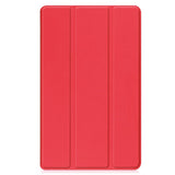 EIDERWOOD Lenovo Tab M8 (4th Gen.) Tri-Fold Faux Leather Flip Case - Red