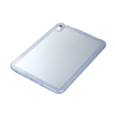 iPad 10.9" (2022) Flexible Plastic Case - Transparent / Blue