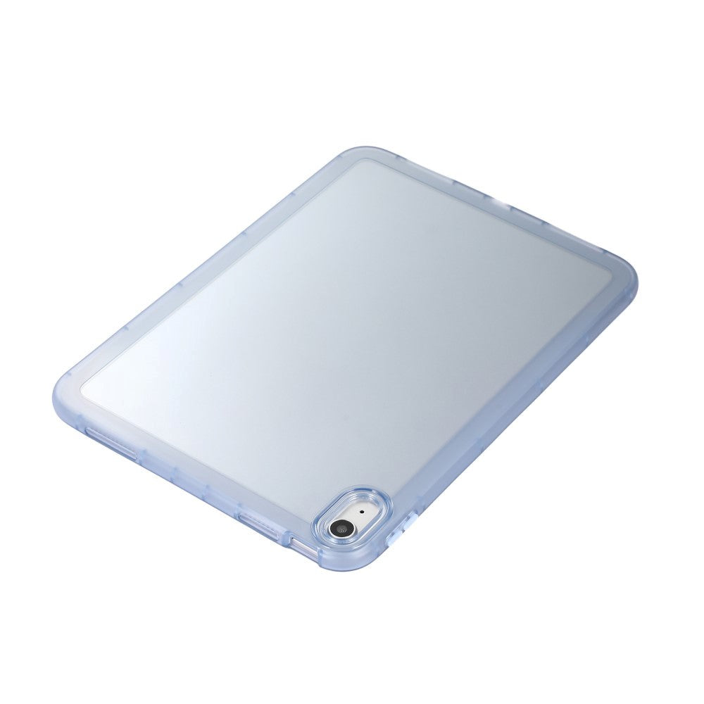 iPad 10.9" (2022) Flexible Plastic Case - Transparent / Blue