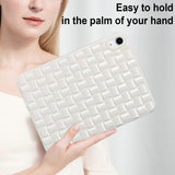 iPad 10.9" (2022) Flexible Plastic Case - Braid Design - White