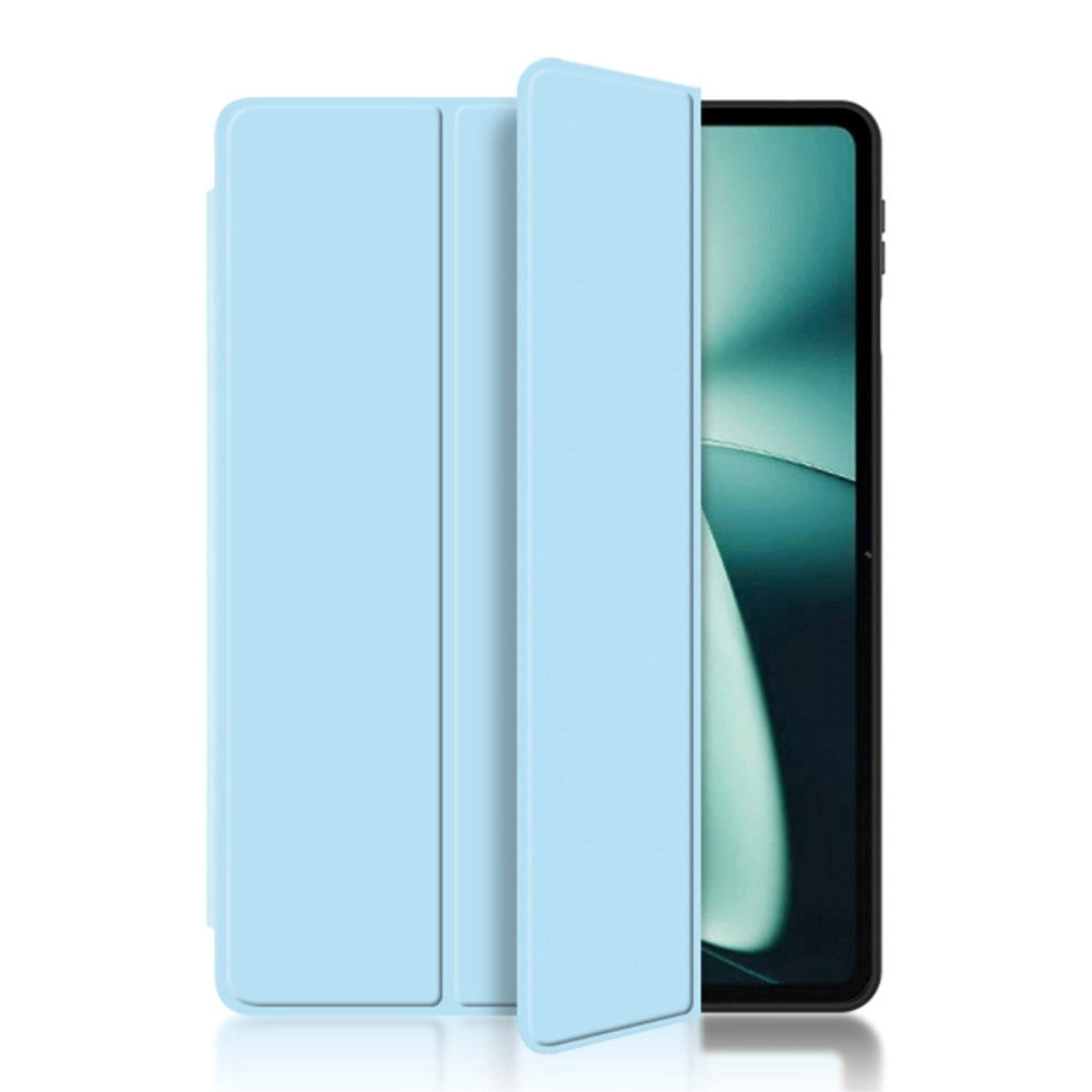 OnePlus Pad / Oppo Pad 2 Tri-Fold Leather Case - Blue