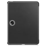 OnePlus Pad / Oppo Pad 2 Tri-Fold Leather Flip Case w. Wake Up/Sleep Function - Black