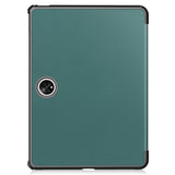 OnePlus Pad / Oppo Pad 2 Tri-Fold Leather Flip Case w. Wake Up/Sleep Function - Dark Green