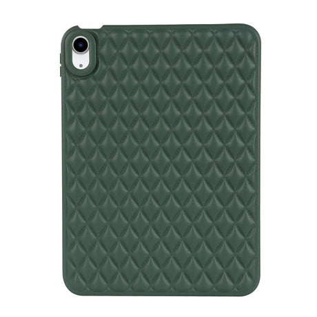 iPad 10.9" (2022) Flexible Plastic Case - Rhombe Design - Green