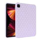 iPad Pro 11" ( 2022 / 2021 / 2020) Flexible Plastic Case - Rhombe Design - Purple