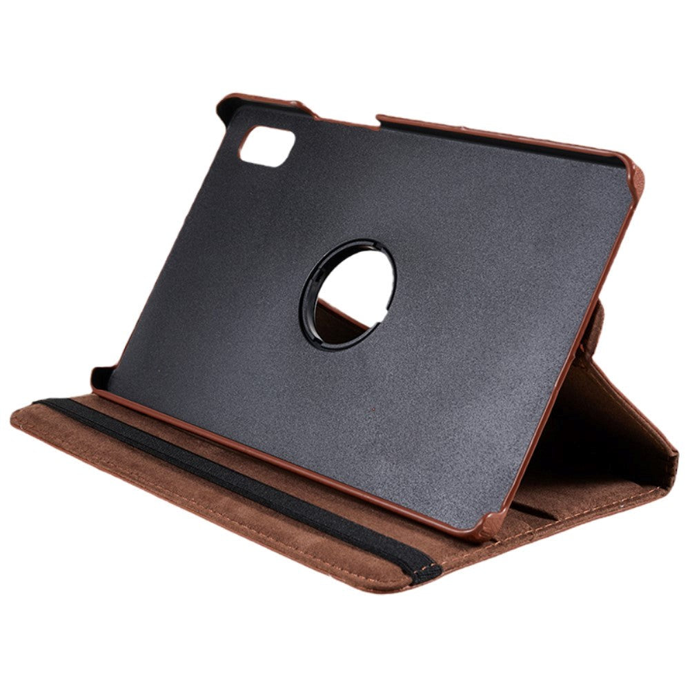 Lenovo Tab M9 Classic Leather Case w. 360⁰ Standing Function - Brown