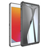 iPad (2018) / iPad (2017) Hybrid Plastic Case - Gray / Transparent