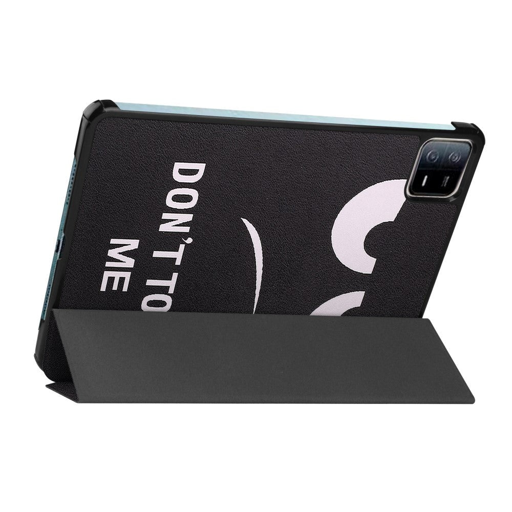 Xiaomi Pad 6 Leather Case with Stand - "Don't Touch Me"