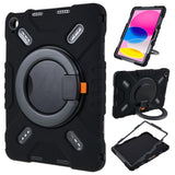 Pepkoo iPad 11" (2025) / 10.9" (2024 / 2022) Kids Case with Rotatable Stand - Black