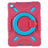 Pepkoo iPad 11" (2025) / 10.9" (2024 / 2022) Kids Case with Rotatable Stand - Pink / Blue