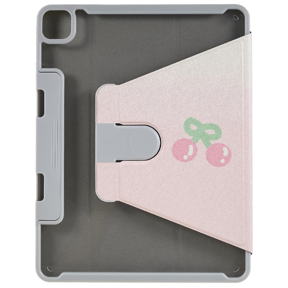 iPad Air (2022 / 2020) / Pro 11 (2022 / 2021 / 2020 / 2018) Hybrid Flip Case w. 360° Kickstand, Camera Protection & Apple Pencil Holder - Animals / Transparent