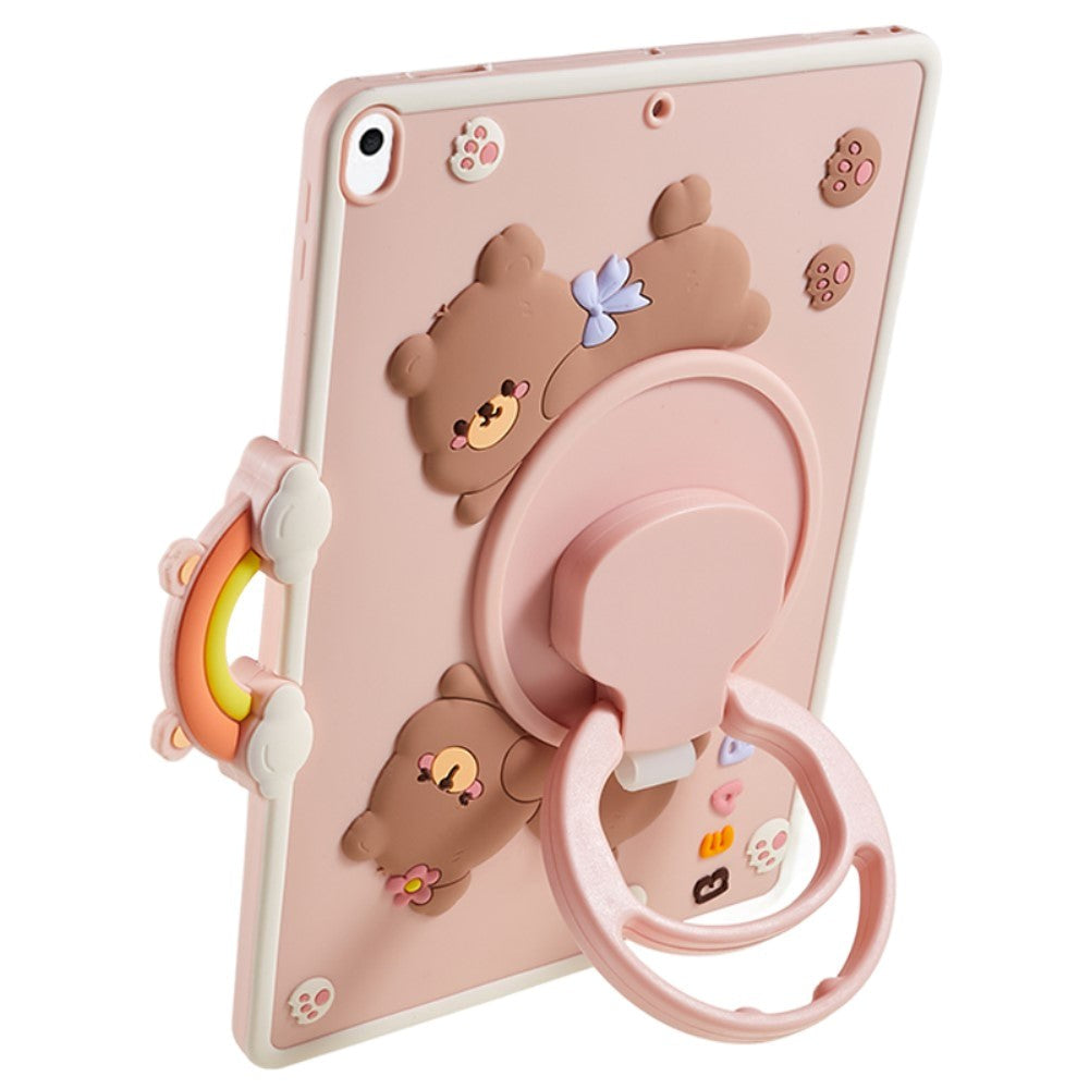 iPad 10.2" (2021 / 2020 / 2019) / Air 10.5" (2019) / Pro 10.5" Flexible Silicone Case w. Stand & Pen Holder - Bears