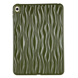 iPad Pro 11" (2022 / 2021 / 2020 / 2018) Flexible Plastic Case - Wavy Design - Green