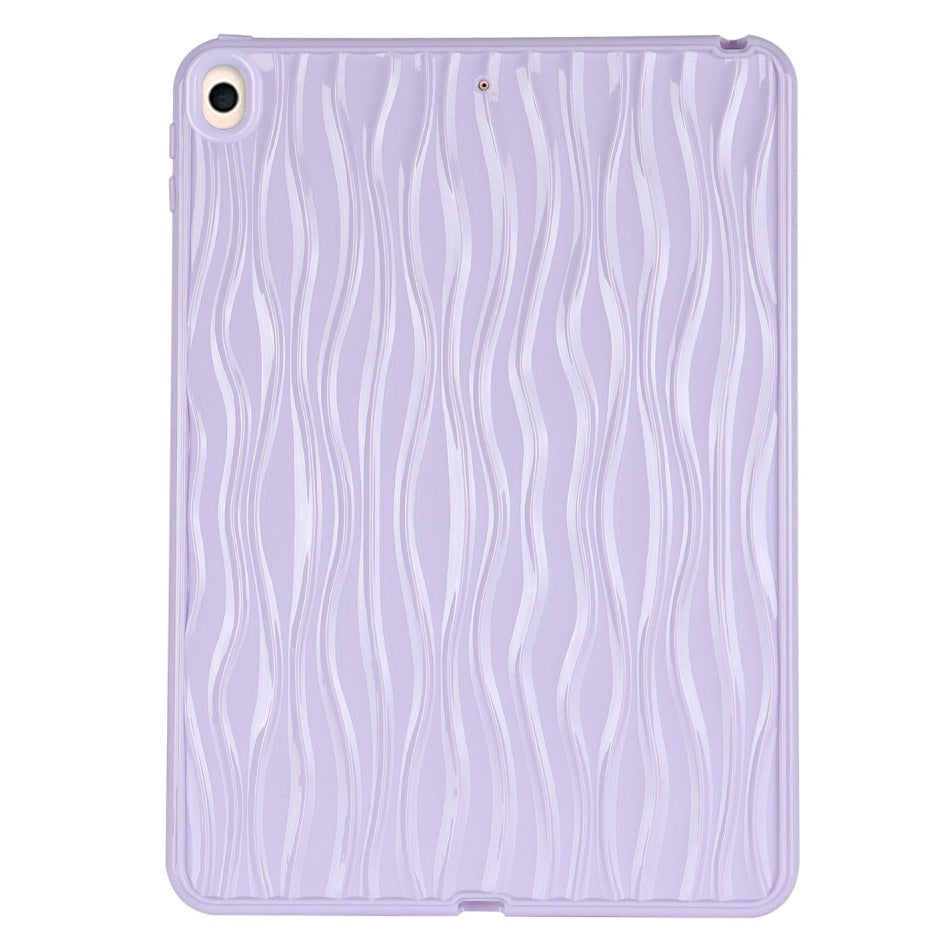 iPad Pro 11" (2022 / 2021 / 2020 / 2018) Flexible Plastic Case - Wavy Design - Purple