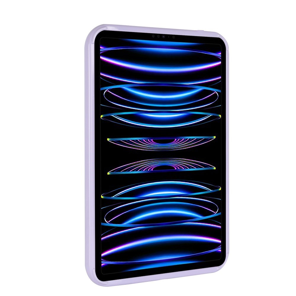 iPad Pro 11" (2022 / 2021 / 2020 / 2018) Flexible Plastic Case - Wavy Design - Purple