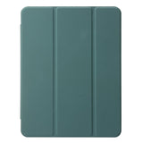 EIDERWOOD iPad 10.9" (2022) Tri-Fold Artificial Leather Flip Case w. Apple Pencil Holder - Green