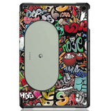 Google Pixel Tablet Tri-Fold Leather Case - Graffiti