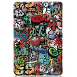 Google Pixel Tablet Tri-Fold Leather Case - Graffiti