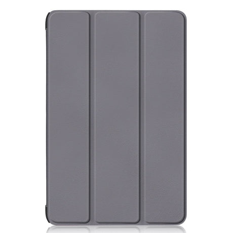 Samsung Galaxy Tab S9 Tri-Fold Leather Case w. Stand - Grey