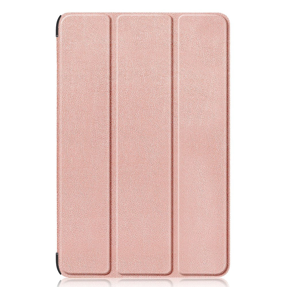 Samsung Galaxy Tab S9 Tri-Fold Leather Case w. Stand - Rose Gold