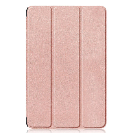 Samsung Galaxy Tab S9 Tri-Fold Leather Case w. Stand - Rose Gold