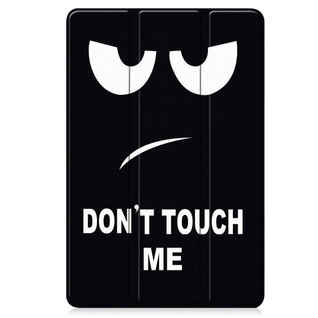 Google Pixel Tablet Leather Case with Stand - "Don't Touch Me"