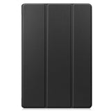 Samsung Galaxy Tab S9+ (Plus) Tri-Fold Leather Case w. Stand - Black