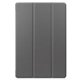 Samsung Galaxy Tab S9+ (Plus) Tri-Fold Leather Case w. Stand - Grey