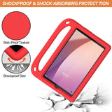 EIDERWOOD Lenovo Tab M8 (4th Gen.) Kids Case with Handle & Stand Function - Red