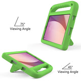 EIDERWOOD Lenovo Tab M8 (4th Gen.) Kids Case with Handle & Stand Function - Green