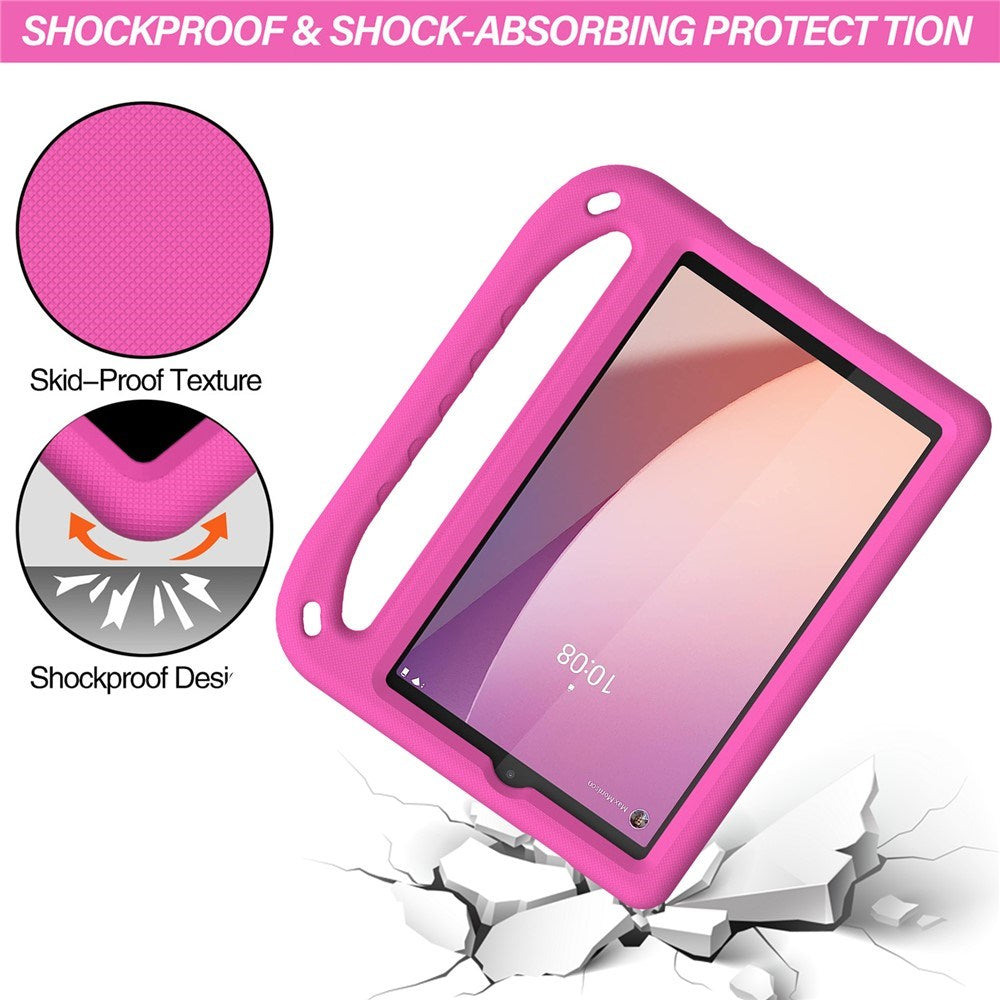EIDERWOOD Lenovo Tab M8 (4th Gen.) Kids Case with Handle & Stand Function - Pink