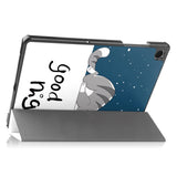 Samsung Galaxy Tab A9 Tri-Fold PU Flip Case with Sleep / Wake-up Function - Cat