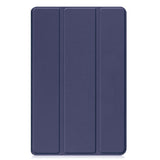 Samsung Galaxy Tab A9 Tri-Fold Leather Case w. Stand - Dark Blue