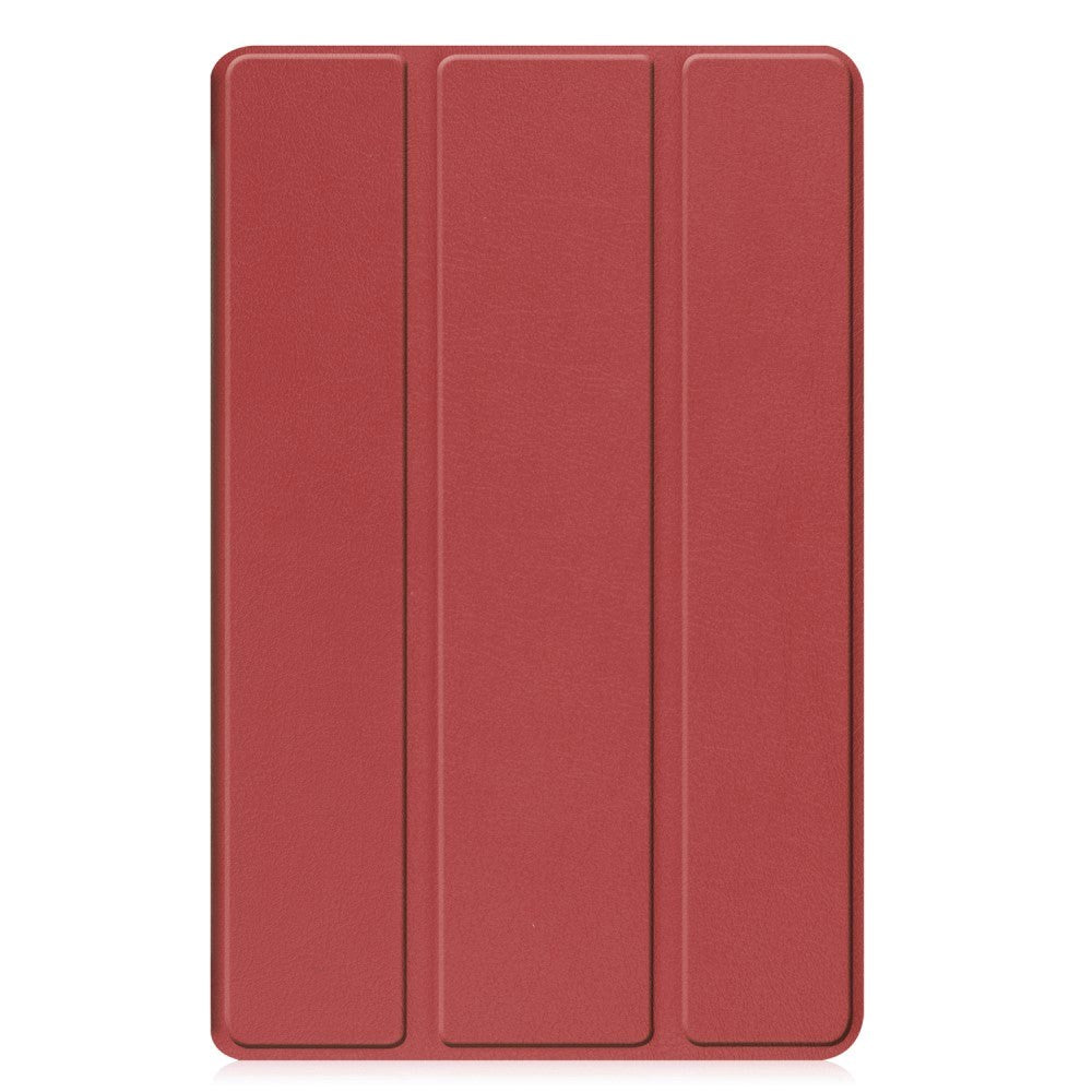 Samsung Galaxy Tab A9 Tri-Fold Leather Case w. Stand - Red