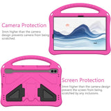 EIDERWOOD Samsung Galaxy Tab S9 / S8 / S7 Kids Case with Handle & Stand Function - Pink