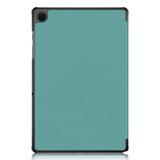 Samsung Galaxy Tab A9+ (Plus) Tri-Fold Leather Case w. Stand - Turquoise