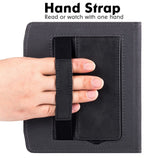 PocketBook Era Leather Flip Cover w. Stand Function, Strap & Wake Up Function - Black