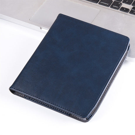 PocketBook Era Leather Flip Cover w. Stand Function, Strap & Wake Up Function - Blue