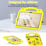 EIDERWOOD Samsung Galaxy Tab S11 / S10 Lite / S10 FE / S9 FE / S9 / S8 / S7 Kids Case with Kickstand & Hand Holder - Yellow