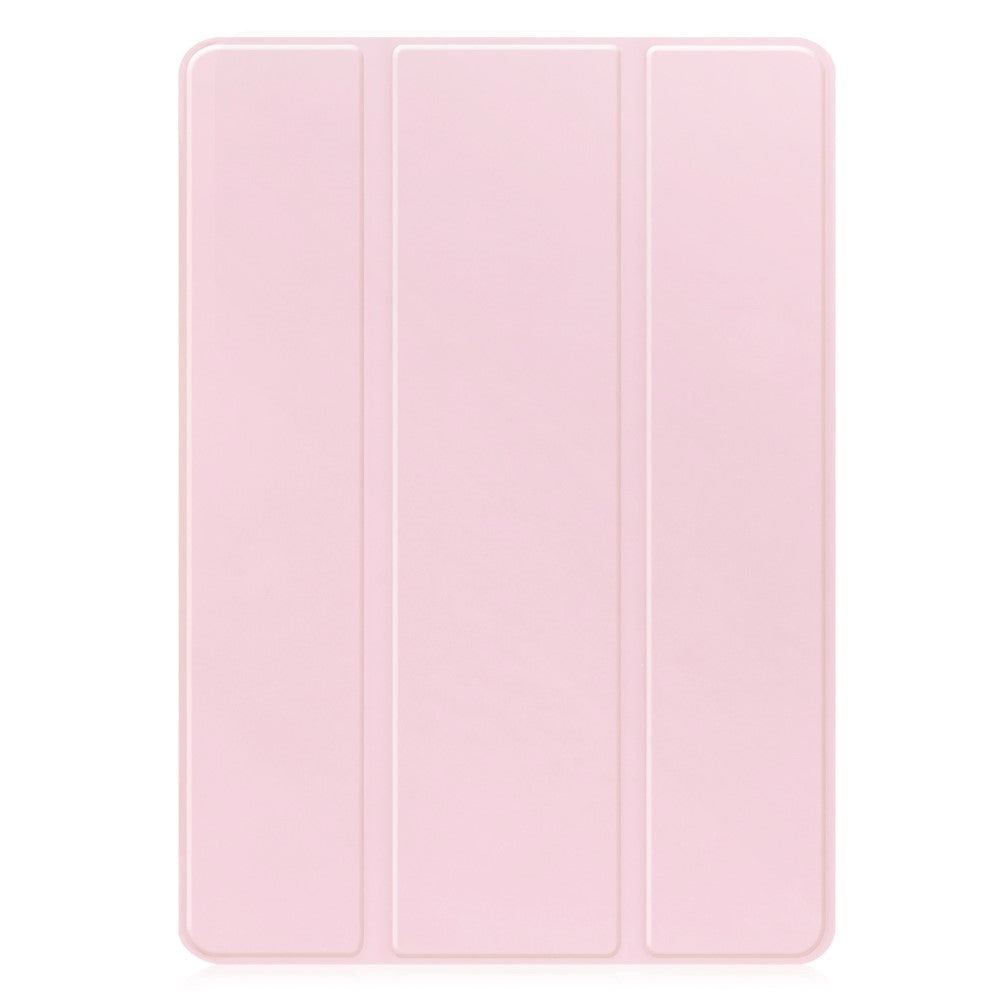 Samsung Galaxy Tab S9 FE Magnetic Tri-Fold Leather Case w. Stand - Pink