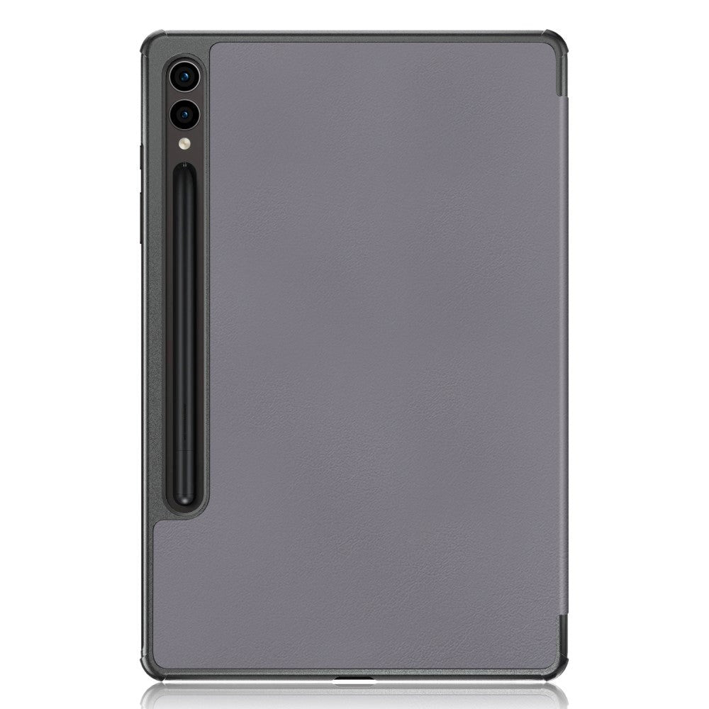 Samsung Galaxy Tab S9 FE+ (Plus) Tri-Fold Leather Case w. Stand - Grey