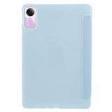 EIDERWOOD Xiaomi Redmi Pad SE Tri-Fold Artificial Leather Case - Light Blue