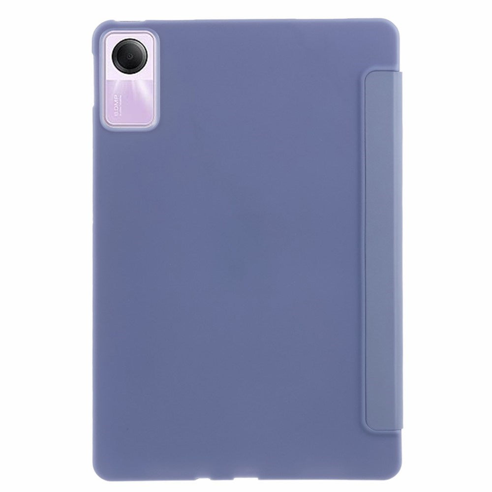 EIDERWOOD Xiaomi Redmi Pad SE Tri-Fold Artificial Leather Case - Purple