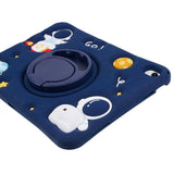 iPad 10.9" (2022) Children's Case - Astronaut Case w. Stand & Shoulder Strap - Dark Blue