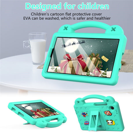 EIDERWOOD Samsung Galaxy Tab A11 / A9 Kids Case w. Kickstand - Green