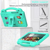 EIDERWOOD Samsung Galaxy Tab A11 / A9 Kids Case w. Kickstand - Green